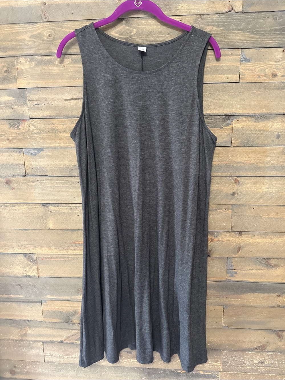 Old Navy Sleeveless Midi Dress in Charcoal